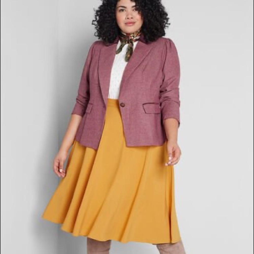 Modcloth Plus A line swing skirt